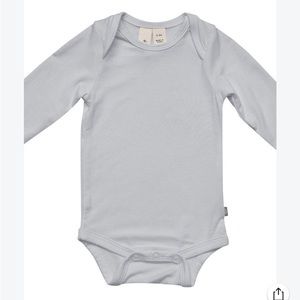 Kyte Baby Long Sleeve Bamboo Bodysuit Storm 6-12m